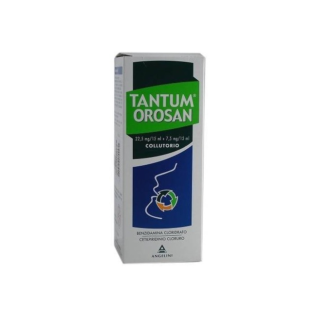 Tantum Verde Bocca Colluttorio 120 Ml 22,5 Mg/15 Ml + 7,5 Mg/15 Ml