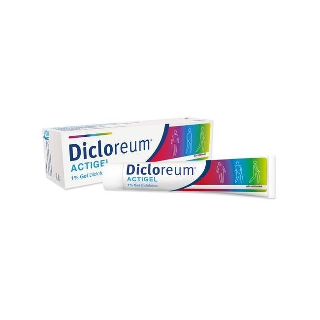 Dicloreum Actigel Gel 50 G 1%