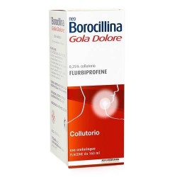 Neoborocillina Gola Dolore Colluttorio 400 Mg 160 Ml 0,25%