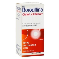 Neoborocillina Gola Dolore 1 Flaconcino Spray 15 Ml 37,5 Mg