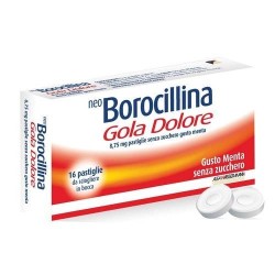 Neoborocillina Gola Dolore 16 Pastiglie 8,75 Mg S/zucchero