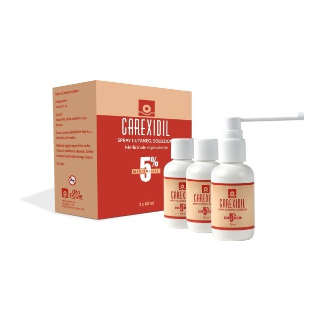Carexidil 3fl Soluzione Cut 60ml5%