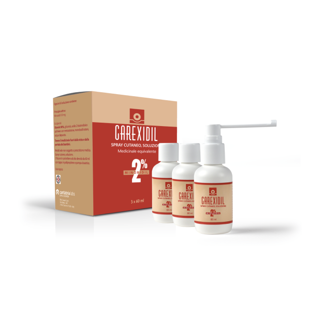 Carexidil 3fl Soluzione Cut 60ml2%