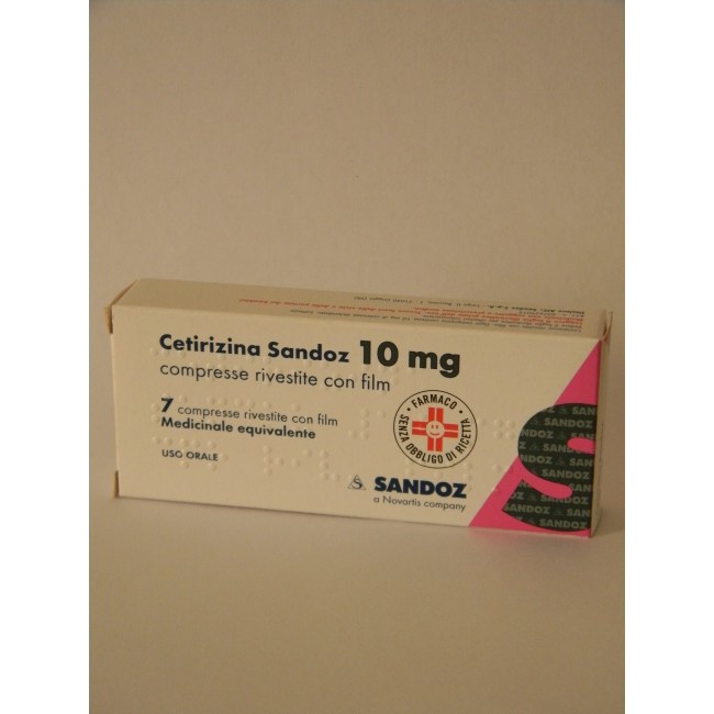 Cetirizina 7 Compresse Rivestite 10 Mg