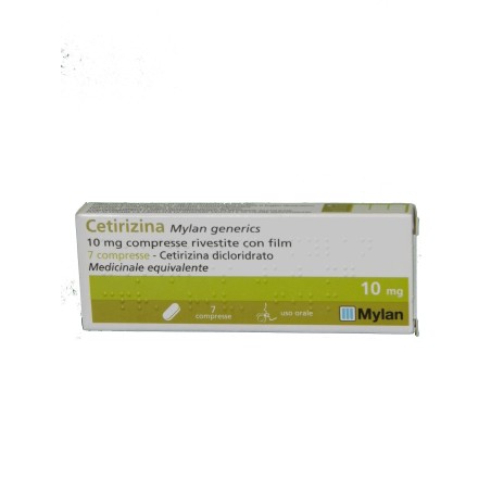 Cetirizina 7 Compresse Rivestite 10 Mg