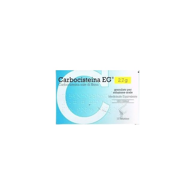 Carbocisteina Soluzione Orale Granulari 10 Buste 2,7 G
