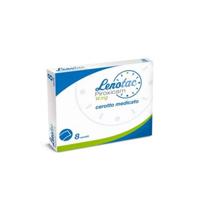 Lenotac 8 Cerotti Medicati 14 Mg