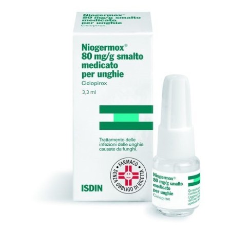 Niogermox Smalto Unghie 3,3 Ml 80 Mg/g Niogermox Smalto Unghie 3,3 Ml 80 Mg/g