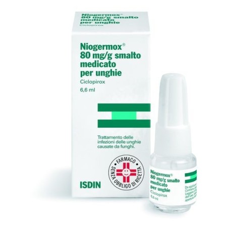 Niogermox Smalto Unghie 6,6 Ml 80 Mg/g Niogermox Smalto Unghie 6,6 Ml 80 Mg/g