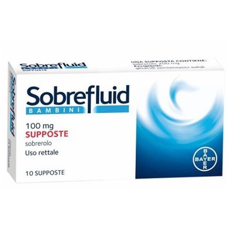 Sobrefluid Bambini 10 Supposte 100 Mg Sobrefluid Bambini 10 Supposte 100 Mg