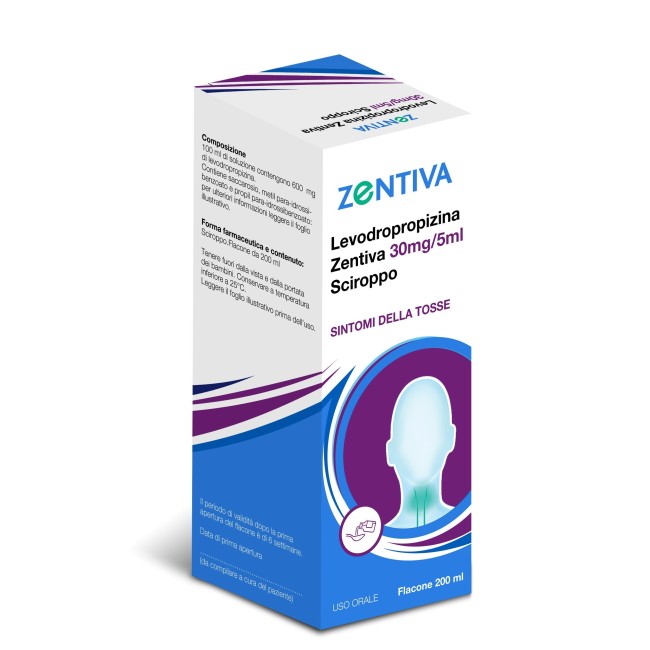 Levodropropizina Sciroppo 200 Ml 30 Mg/5 Ml