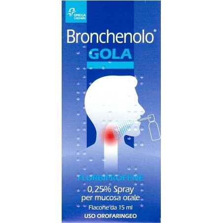 Bronchenolo Gola Spray Mucosa Soluzione Orale 15 Ml 0,25%