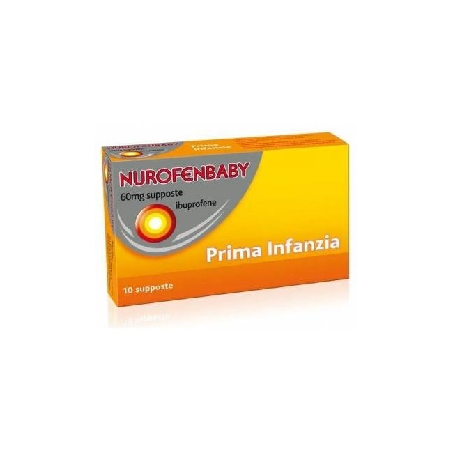 Nurofenbaby 10 Supposte 60 Mg Prima Infanzia