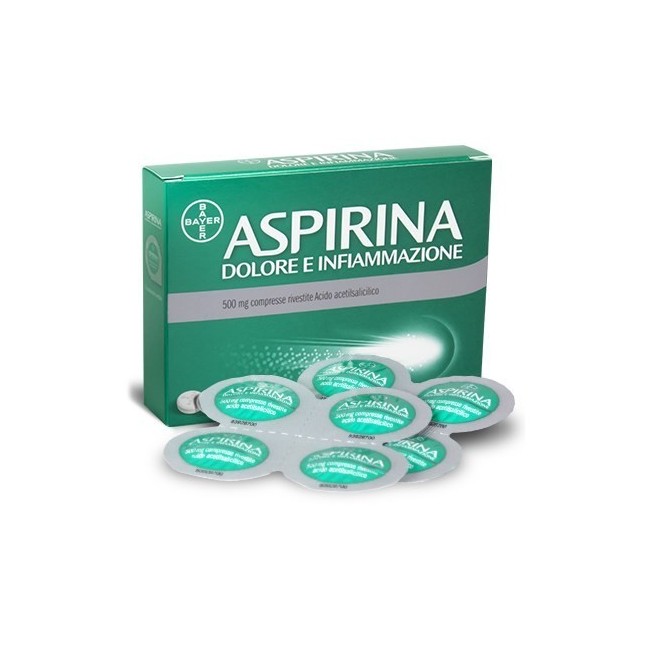 Aspirina Dolore E Infiammazione 8 Compresse Rivestite 500 Mg Aspirina Dolore E Infiammazione 8 Compresse Rivestite 500 Mg