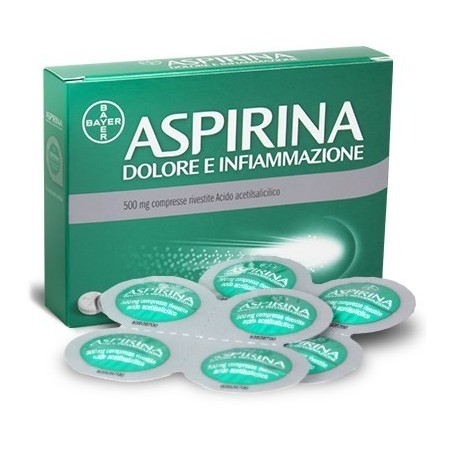 Aspirina Dolore E Infiammazione 8 Compresse Rivestite 500 Mg Aspirina Dolore E Infiammazione 8 Compresse Rivestite 500 Mg
