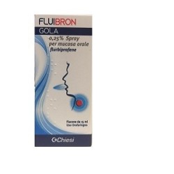 Fluibron Gola Spray Mucosa Soluzione Orale 15 Ml 0,25 %