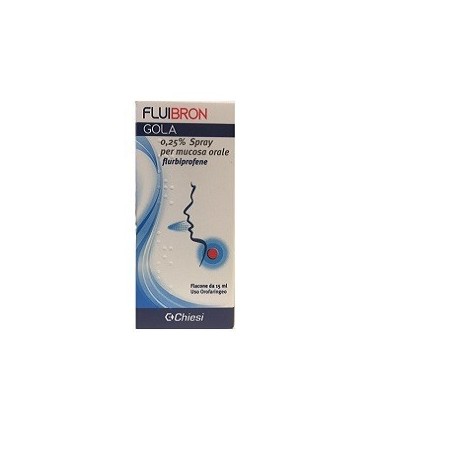 Fluibron Gola Spray Mucosa Soluzione Orale 15 Ml 0,25 %