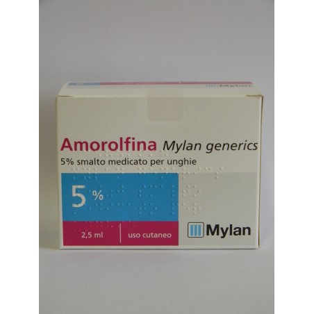 Amorolfina Smalto Unghie 1 Flacone 2,5 Ml 5% Amorolfina Smalto Unghie 1 Flacone 2,5 Ml 5%
