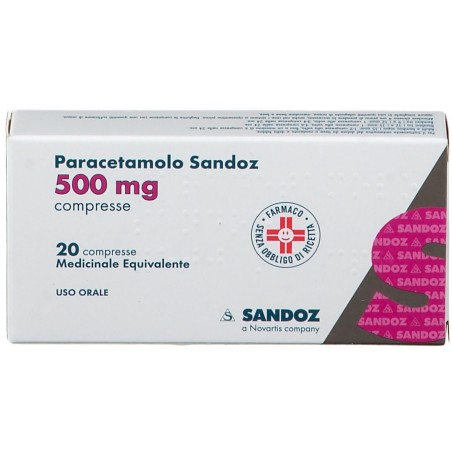 Paracetamolo 20 Compresse 500 Mg Paracetamolo 20 Compresse 500 Mg