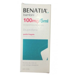 Benatia Bambini Soluzione Orale Sosp 150 Ml 100 Mg/5 Ml Gusto Fragola Senza Zucchero