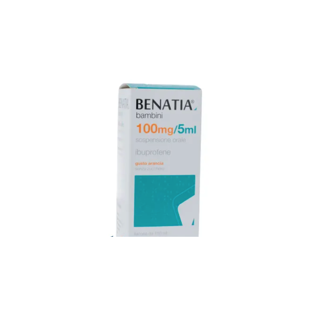 Benatia Bambini Soluzione Orale Sosp 150 Ml 100 Mg/5 Ml Gusto Arancia Senza Zucchero