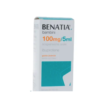 Benatia Bambini Soluzione Orale Sosp 150 Ml 100 Mg/5 Ml Gusto Arancia Senza Zucchero Benatia Bambini Soluzione Orale Sosp 150 Ml 100 Mg/5 Ml Gusto Arancia Senza Zucchero
