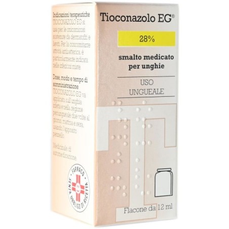 Tioconazolo Eg Smalto Med 12ml Tioconazolo Eg Smalto Med 12ml