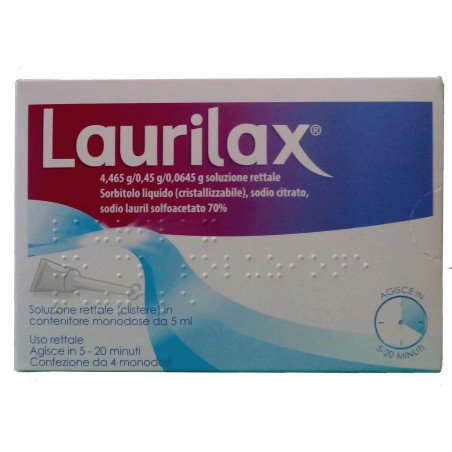 Stitilax Rettale Sol 4fl Mono 5ml