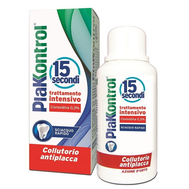 Plakkontrol 15 Secondi Collutorio 250 Ml Plakkontrol 15 Secondi Collutorio 250 Ml