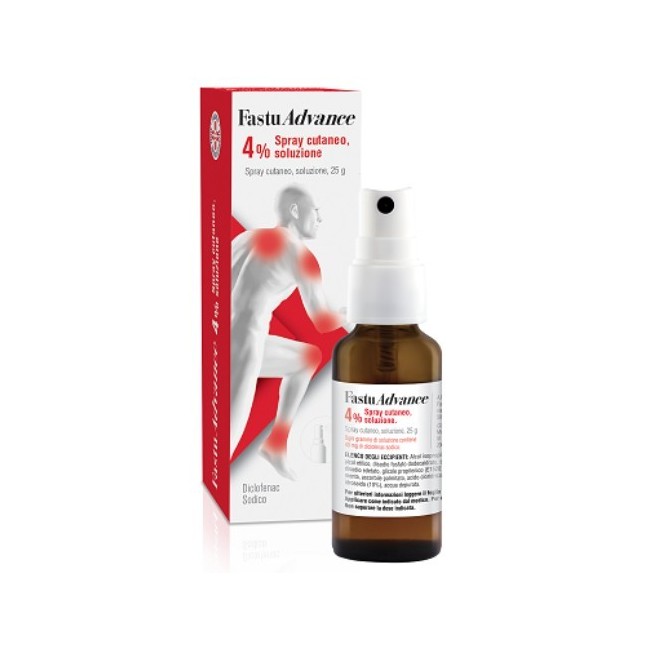 Fastuadvance Spray 25g 4%