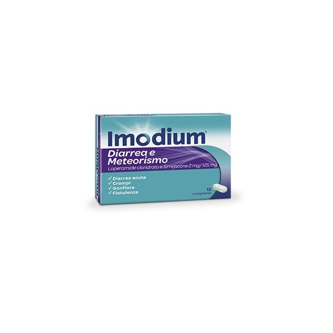 Imodium Diarrea E Meteor 12 Compresse
