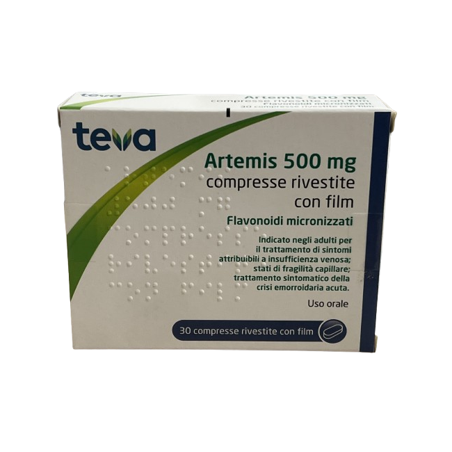 Artemis 30 Compresse Rivestite 500mg Artemis 30 Compresse Rivestite 500mg