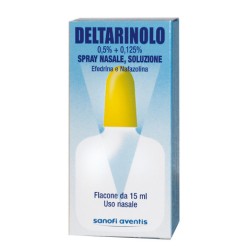 Deltarinolo Spray Nasale 15 Ml 0,5% + 0,125%