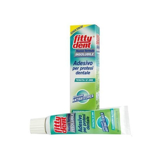 Fittydent Antibatterico Pasta Adesiva Dentiera Nuova Formula40 G