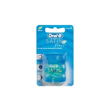Oralb Satin Floss Filo Interdentale 25 Metri