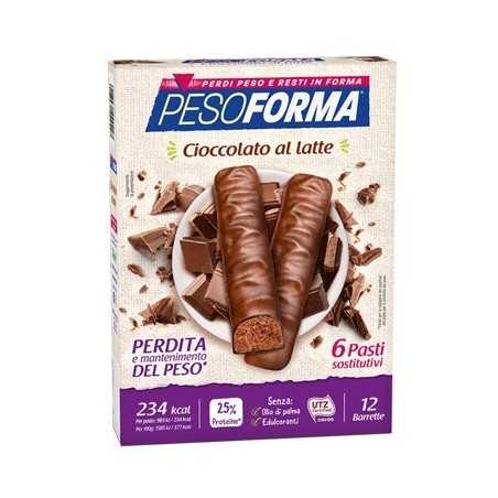 Pesoforma Barretta Cioccolato Latte 12 X 31 G
