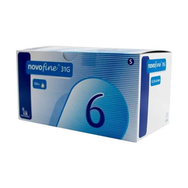 Ago Per Penna Da Insulina Novofine Gauge 31 6 Mm 100 Pezzi Ago Per Penna Da Insulina Novofine Gauge 31 6 Mm 100 Pezzi
