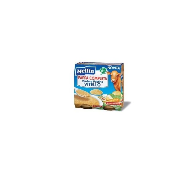 Mellin Pappa Completa Vitello 250 G 2 Pezzi
