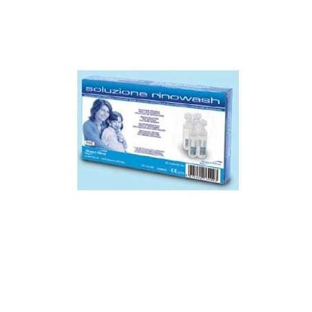 Rinowash Soluzione Salina Ipertonica Per Pulizia Naso 10 Fiale Richiudibili X 10 Ml