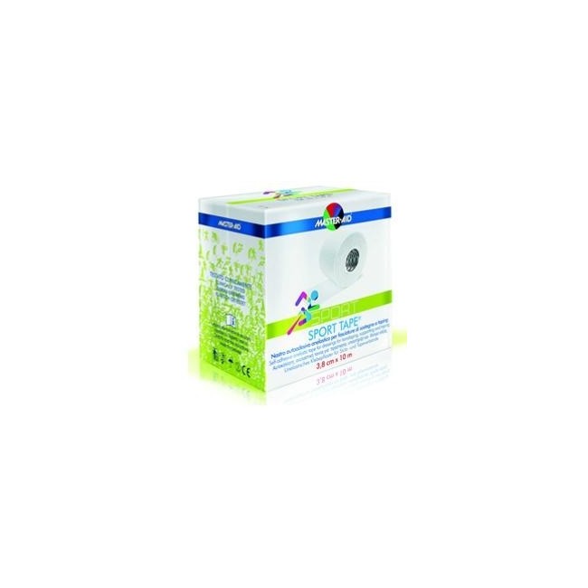 Nastro Autoadesivo Anelastico Per Fasciature Di Sostegno E Taping Master-aid Sport 3,8x10