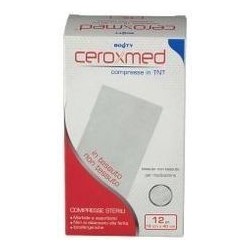 Garza Compressa In Tessuto Non Tessuto Ceroxmed 18x40 Cm 12 Pezzi