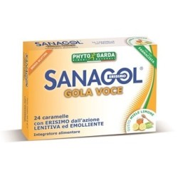Sanagol Gola Voce Miele Limone 24 Caramelle