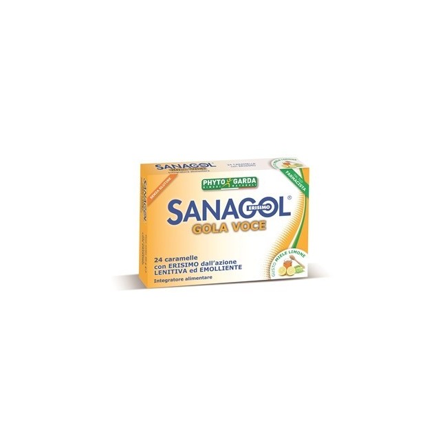 Sanagol Gola Voce Miele Limone 24 Caramelle