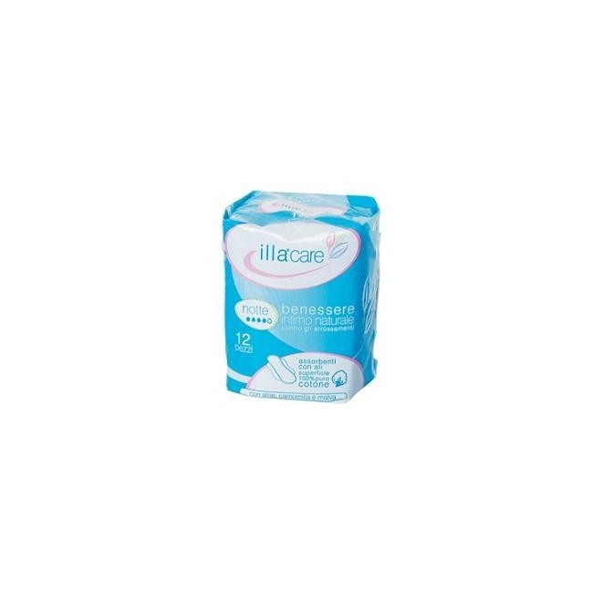 Illa Care Assorbente Notte 12 Pezzi