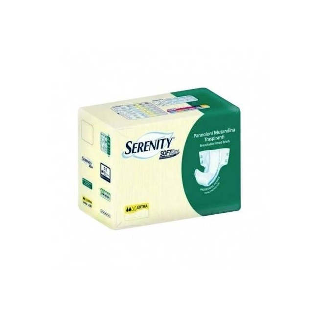 Pannolone Per Incontinenza Serenity Softdry Formato Extra Taglia Large 30 Pezzi Pannolone Per Incontinenza Serenity Softdry Formato Extra Taglia Large 30 Pezzi