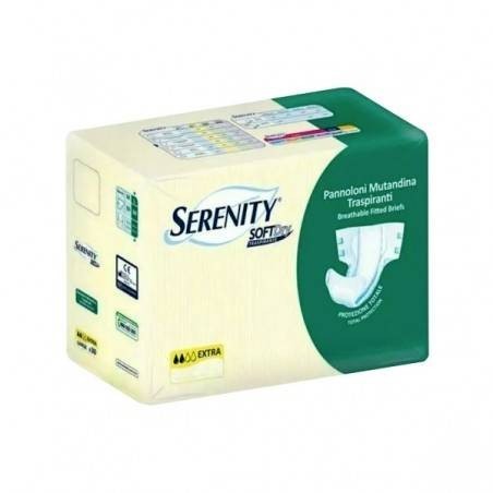 Pannolone Per Incontinenza Serenity Softdry Formato Extra Taglia Large 30 Pezzi Pannolone Per Incontinenza Serenity Softdry Formato Extra Taglia Large 30 Pezzi