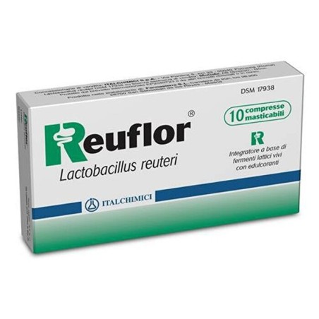 Reuflor 10 Compresse Masticabili Aroma Limone