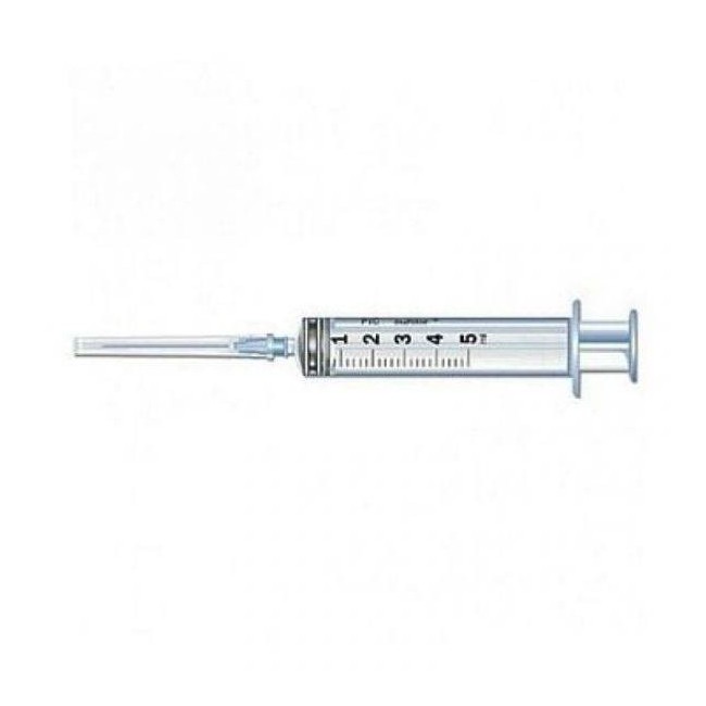 Siringa Pic Monouso Sterile Con Ago Montato Gauge23 Capacita' 5ml 1 Pezzo Siringa Pic Monouso Sterile Con Ago Montato Gauge23 Capacita' 5ml 1 Pezzo