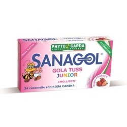 Sanagol Gola Tuss Junior Fragola 24 Caramelle