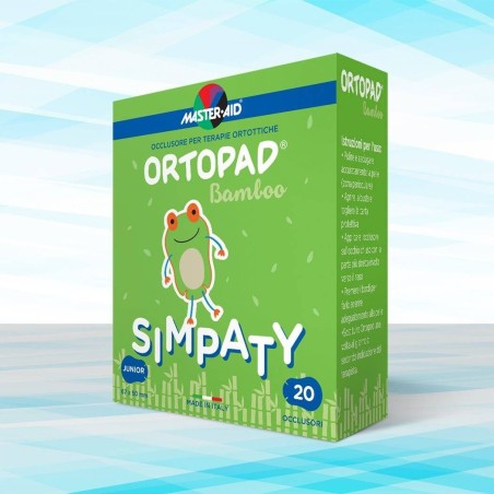 Cerotto Oculare Per Ortottica Ortopad Simpaty M 5,4x7,6 20 Pezzi
